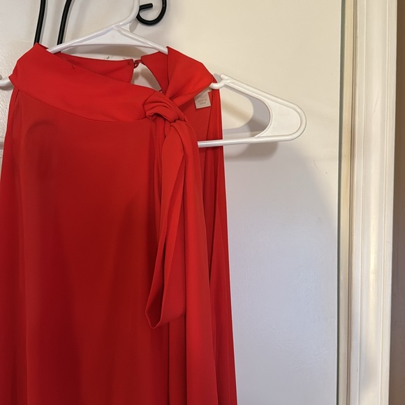 Red high low top with stretch pants to match - Picture 2 of 11